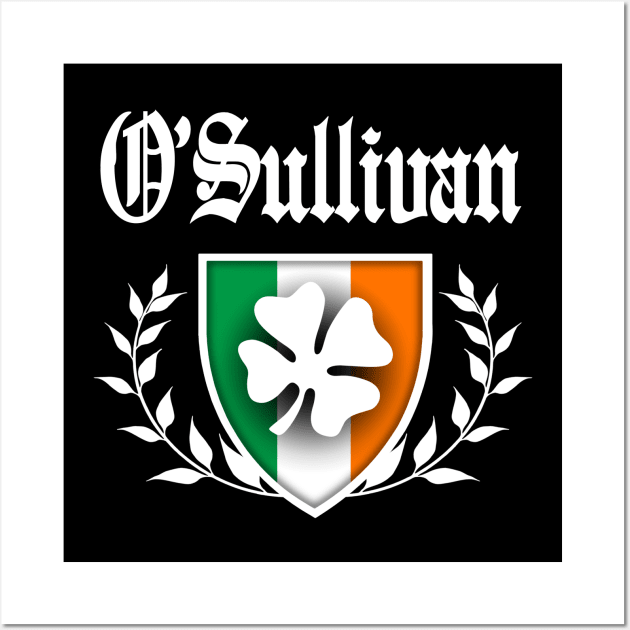 O'Sullivan Shamrock Crest Wall Art by robotface